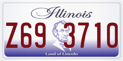 IL license plate Z693710