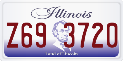 IL license plate Z693720