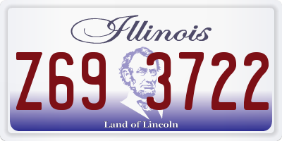 IL license plate Z693722