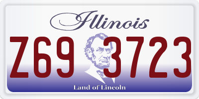 IL license plate Z693723