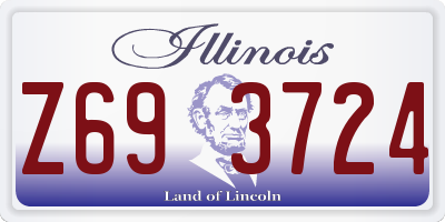 IL license plate Z693724