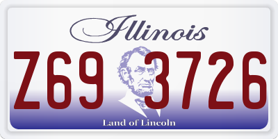 IL license plate Z693726