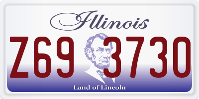 IL license plate Z693730