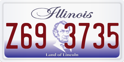IL license plate Z693735