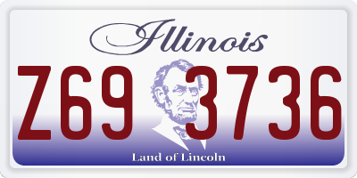 IL license plate Z693736