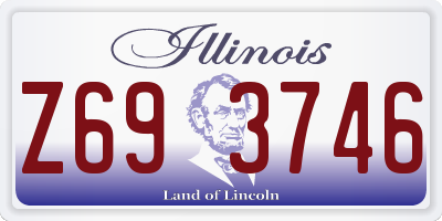 IL license plate Z693746