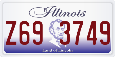 IL license plate Z693749