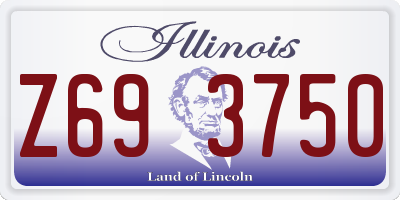 IL license plate Z693750