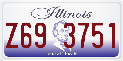 IL license plate Z693751