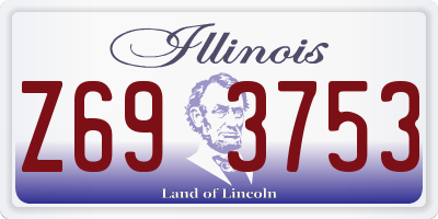 IL license plate Z693753