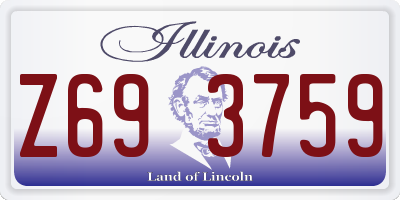 IL license plate Z693759
