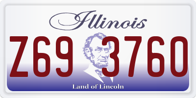IL license plate Z693760