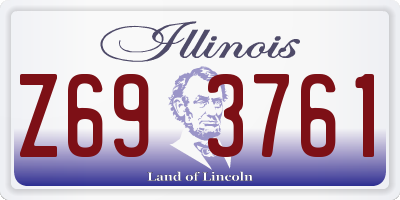IL license plate Z693761