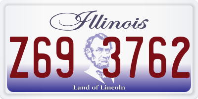 IL license plate Z693762