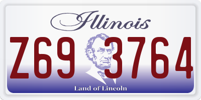 IL license plate Z693764