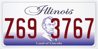 IL license plate Z693767