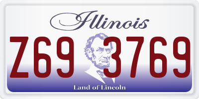 IL license plate Z693769
