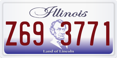 IL license plate Z693771