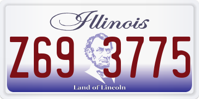 IL license plate Z693775