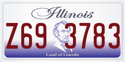 IL license plate Z693783