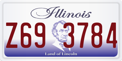 IL license plate Z693784