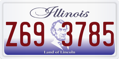 IL license plate Z693785