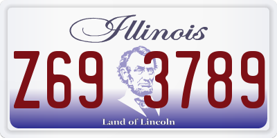 IL license plate Z693789