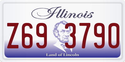 IL license plate Z693790