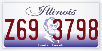IL license plate Z693798