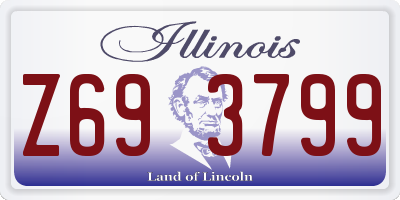 IL license plate Z693799