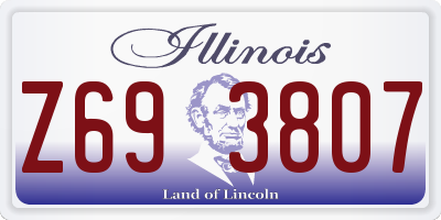 IL license plate Z693807