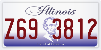 IL license plate Z693812