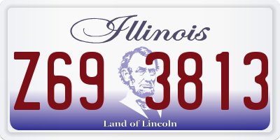 IL license plate Z693813