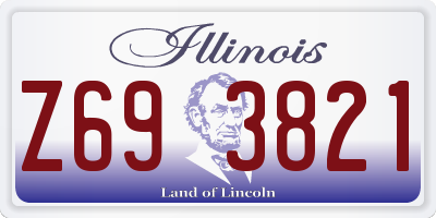 IL license plate Z693821