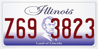 IL license plate Z693823