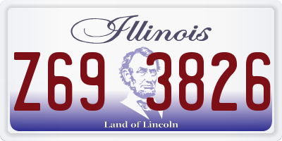 IL license plate Z693826
