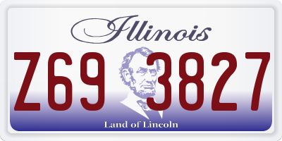IL license plate Z693827
