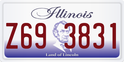 IL license plate Z693831