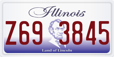 IL license plate Z693845