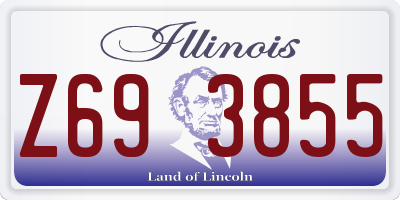 IL license plate Z693855