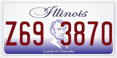 IL license plate Z693870