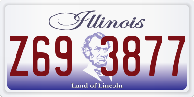 IL license plate Z693877