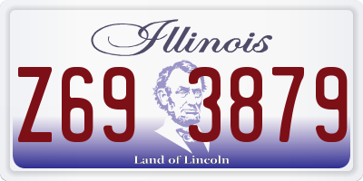 IL license plate Z693879