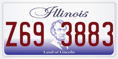 IL license plate Z693883