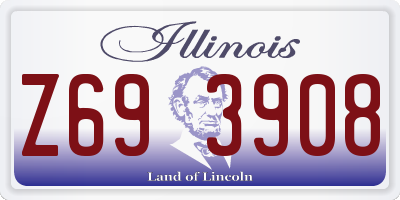 IL license plate Z693908