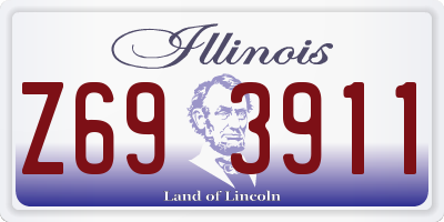 IL license plate Z693911