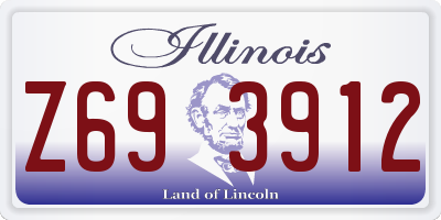 IL license plate Z693912
