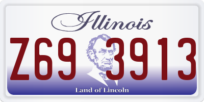 IL license plate Z693913