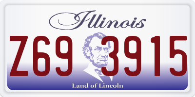 IL license plate Z693915