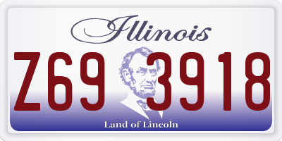 IL license plate Z693918